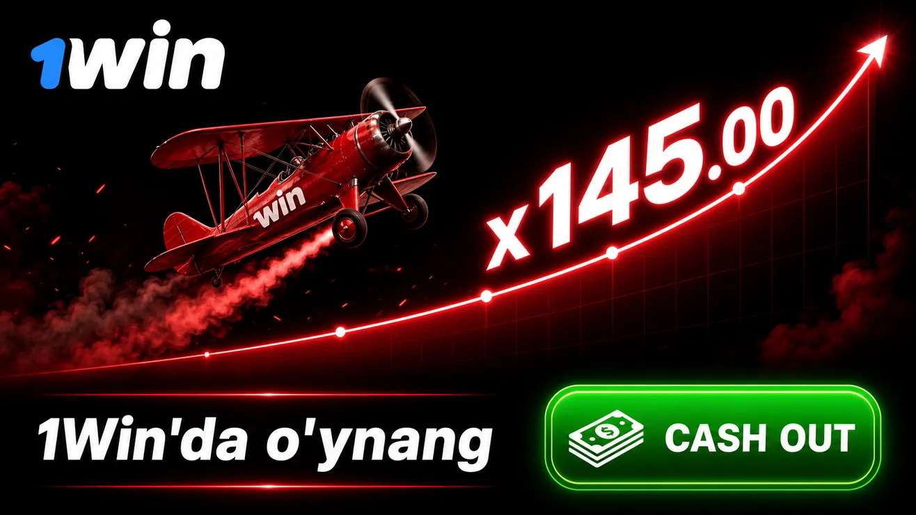 1Win Aviator o'yini — 500% bonus va kripto to'lovlar O'zbekiston